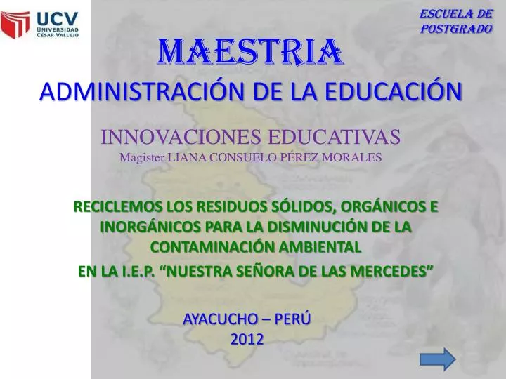 maestria administraci n de la educaci n