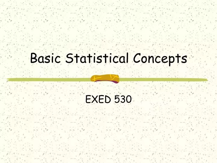 basic statistical concepts