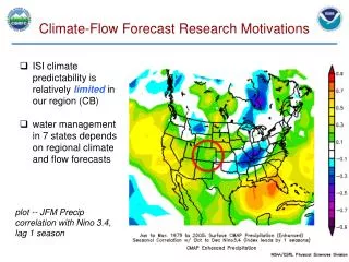 Climate-Flow Forecast Research Motivations