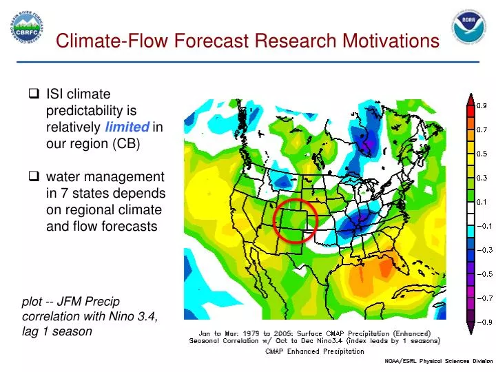 climate flow forecast research motivations