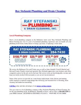Ray Stefanski Plumbing and Drain Cleaning