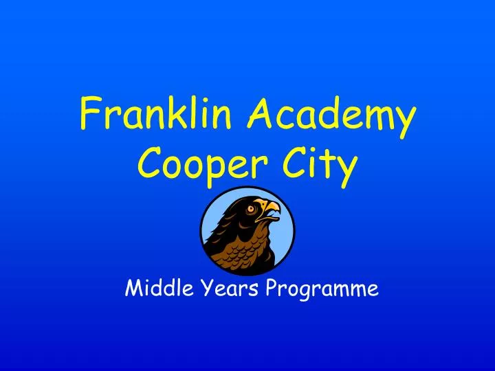 franklin academy cooper city
