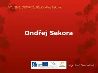 ond ej sekora