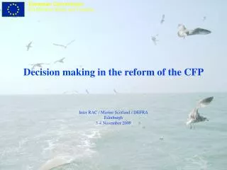 New governance in the CFP - reversing the burden of proof in fisheries management