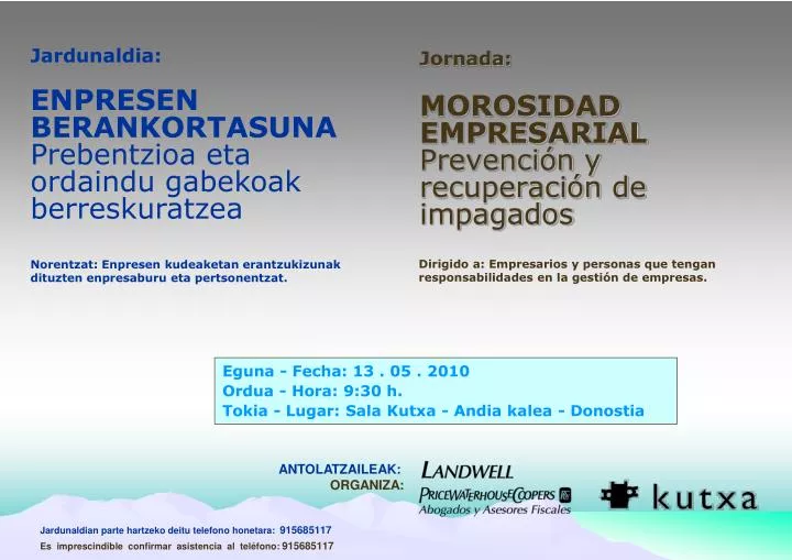 jornada morosidad empresarial prevenci n y recuperaci n de impagados