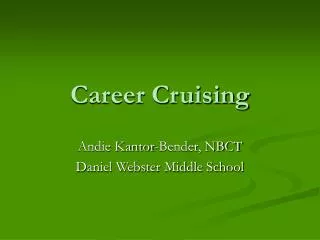 Career Cruising