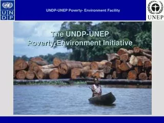 UNDP-UNEP Poverty- Environment Facility