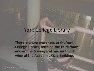 York College Library