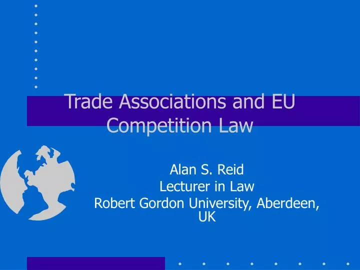 trade associations and eu competition law