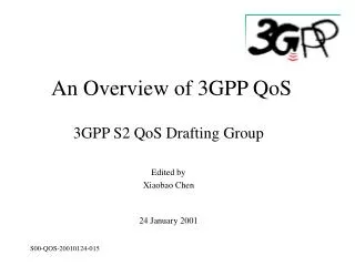 An Overview of 3GPP QoS