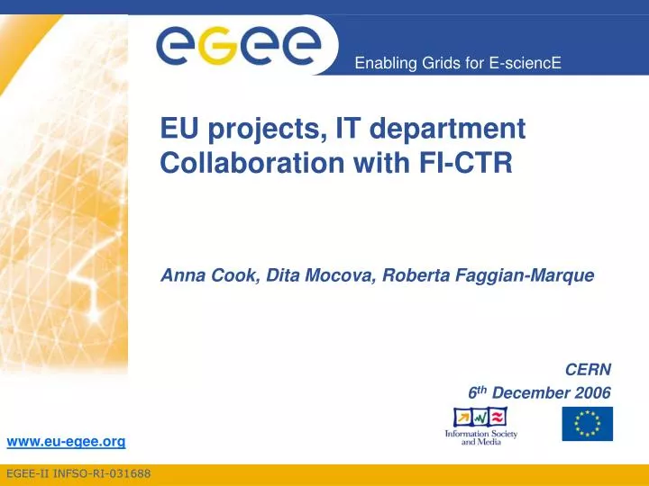 eu projects it department collaboration with fi ctr
