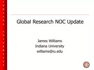 Global Research NOC Update