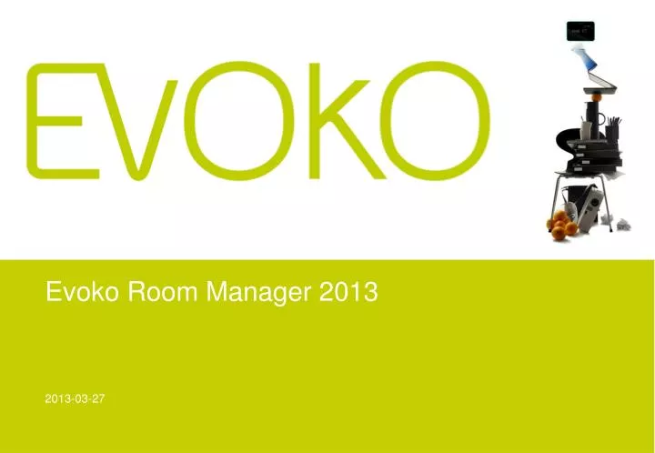 evoko room manager 2013