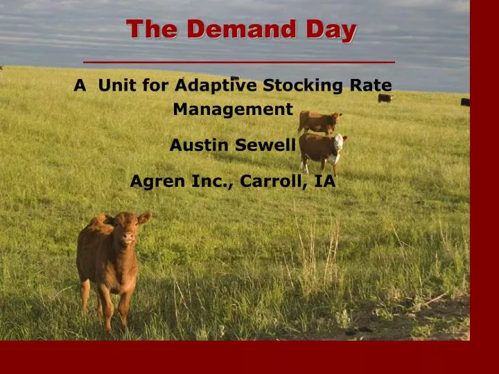 the demand day