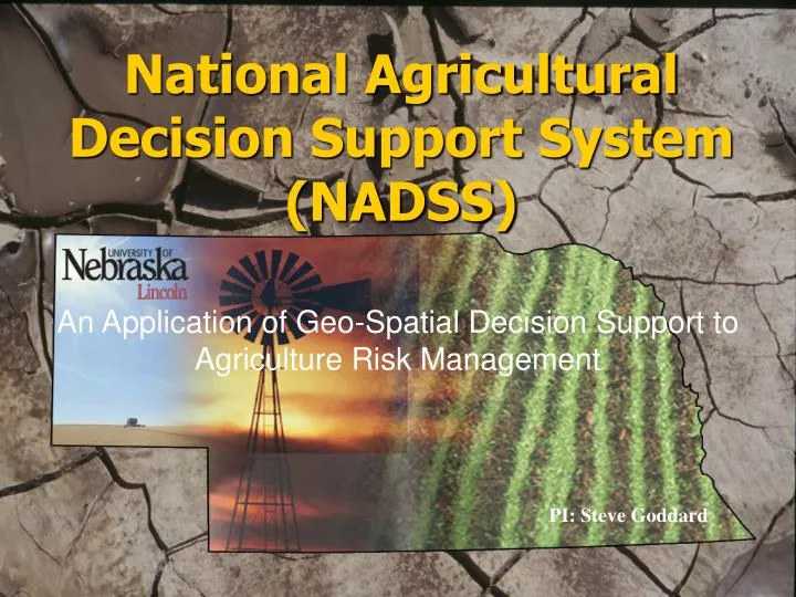 national agricultural decision support system nadss