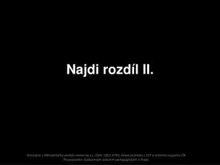 najdi rozd l ii