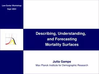 Describing, Understanding, and Forecasting Mortality Surfaces