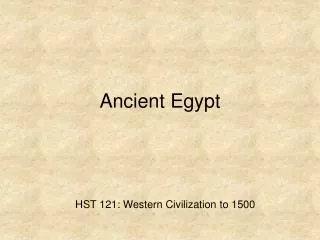 Ancient Egypt