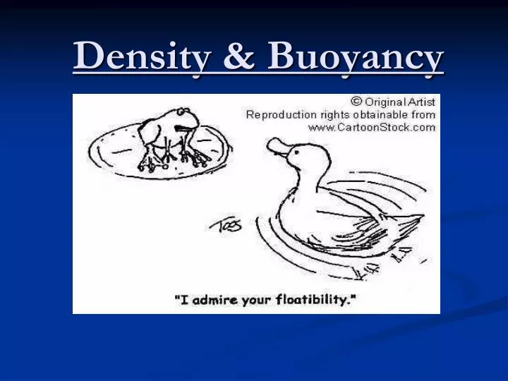 density buoyancy