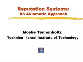 Reputation Systems: An Axiomatic Approach