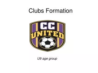 Clubs Formation
