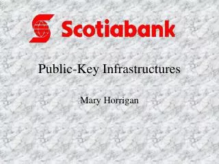 public key infrastructures