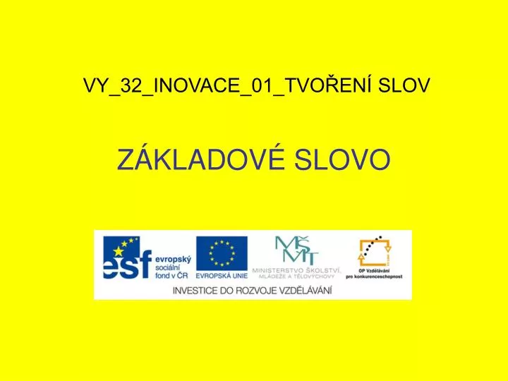 z kladov slovo