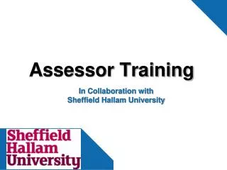 Assessor Training