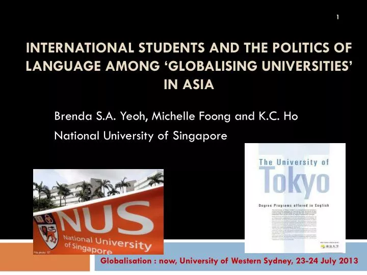 international students and the politics of language among globalising universities in asia