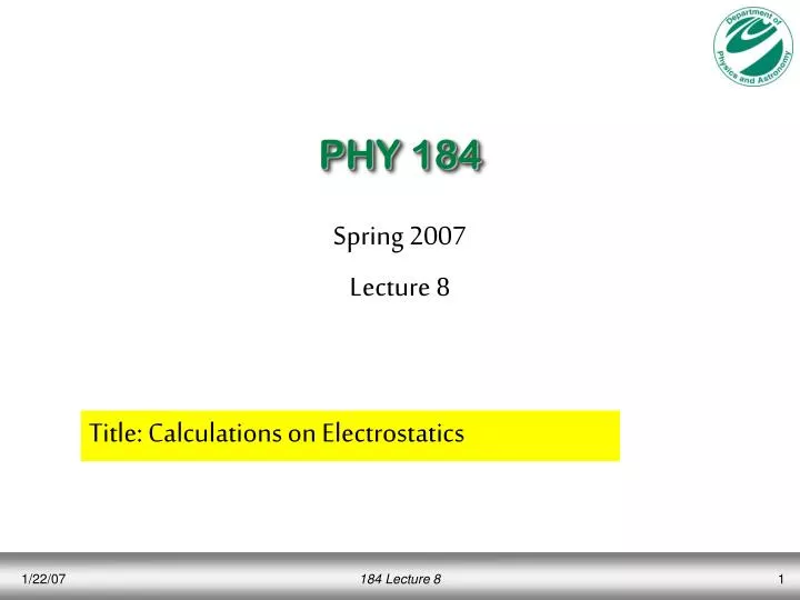 phy 184