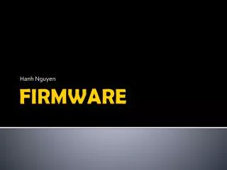 FIRMWARE