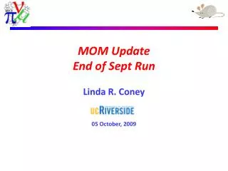 MOM Update End of Sept Run