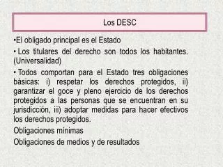 los desc