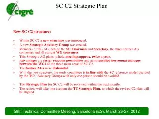 SC C2 Strategic Plan