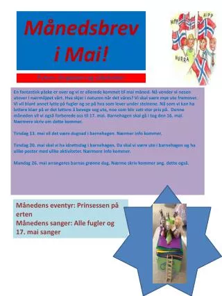 m nedsbrev i mai