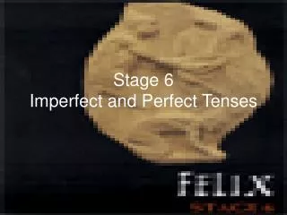 stage 6 imperfect and perfect tenses