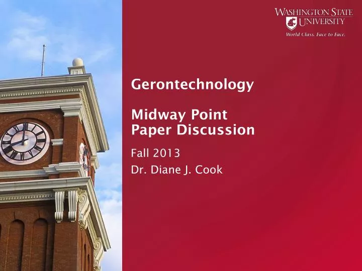 gerontechnology midway point paper discussion