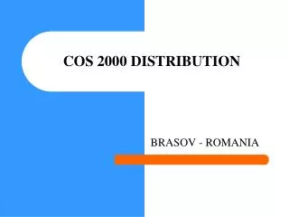 cos 2000 distribution