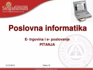poslovna informatika