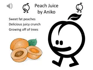 Peach Juice by Aniko