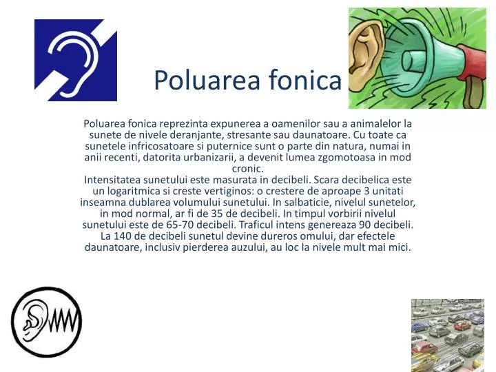 poluarea fonica