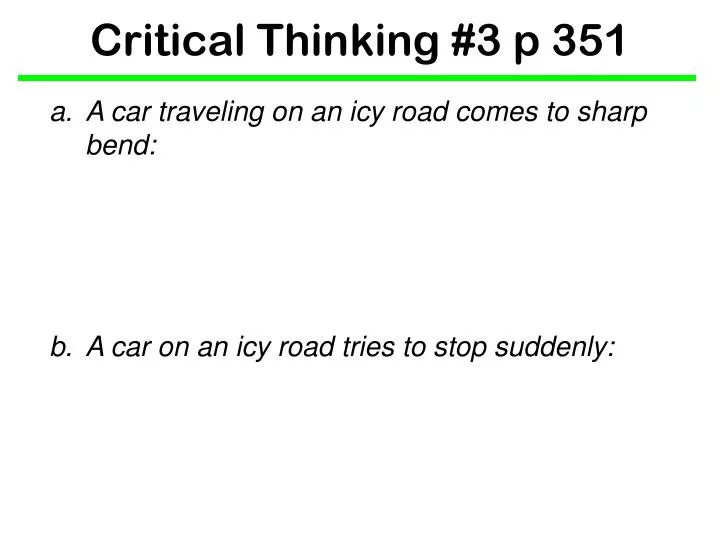 critical thinking 3 p 351