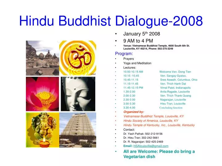 hindu buddhist dialogue 2008