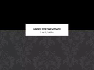 Stock Performance