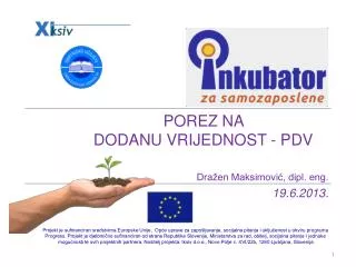 porez na dodanu vrijednost pdv