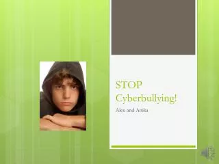 STOP Cyberbullying !