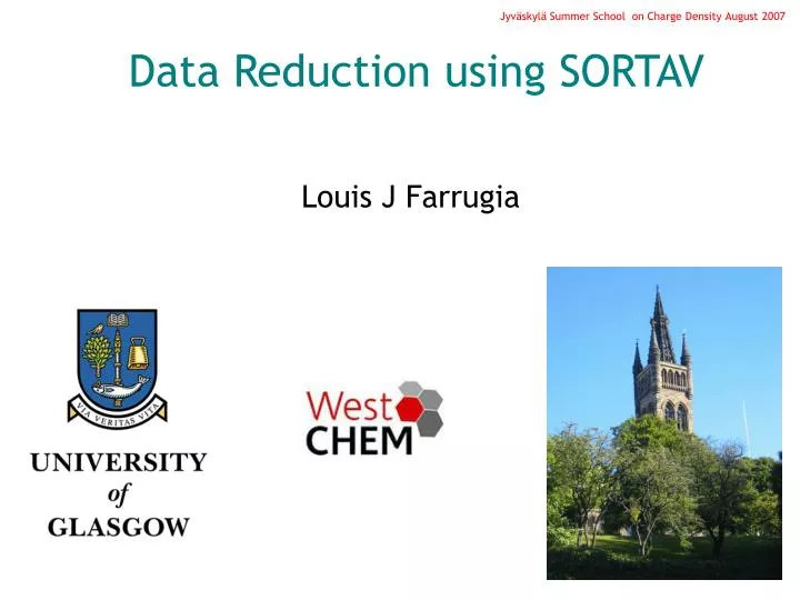 data reduction using sortav
