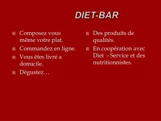 diet bar