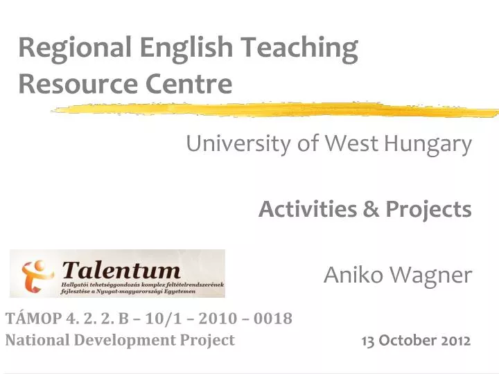regional english teaching resource centre