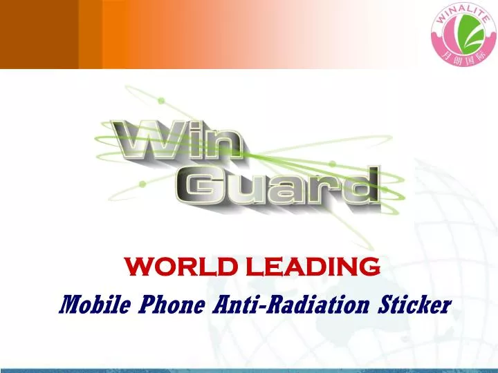 world leading mobile phone anti radiation sticker